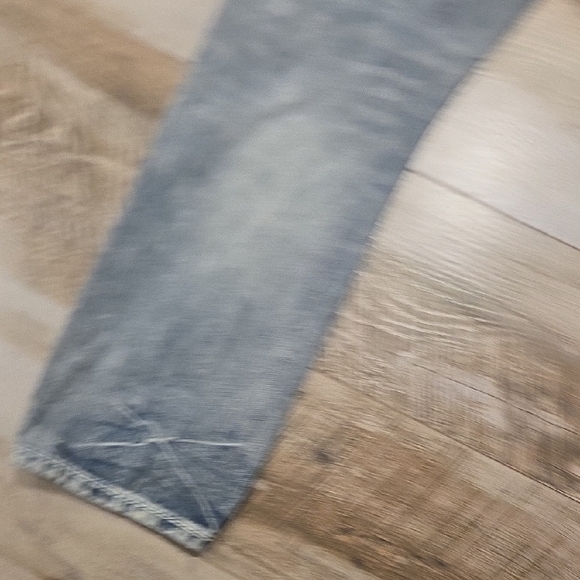 Rock Revival Light Blue Distressed Straight Jeans - Picture 12 of 16